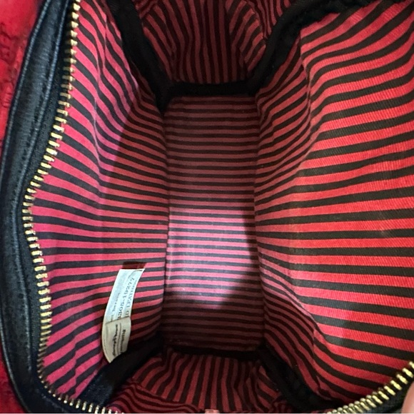 Disney Parks Loungefly Pirates of the Caribbean red and black mini backpack. - Picture 4 of 6